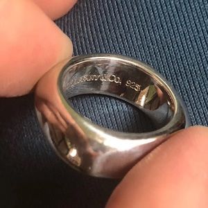 Authentic Tiffany & Co. square cushion ring